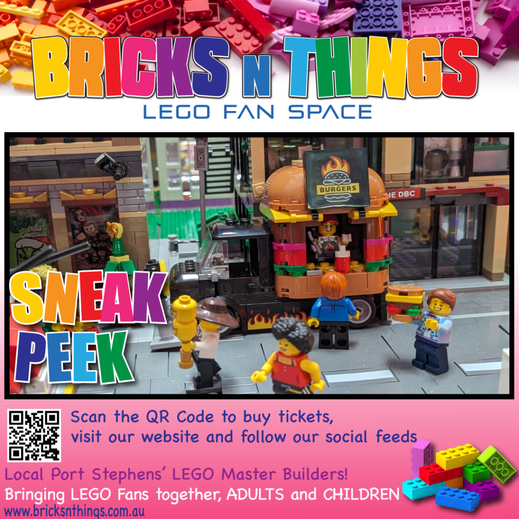 Bricks n Things LEGO Fan Space
A Sneak Peek at our city layout for Summer fun.