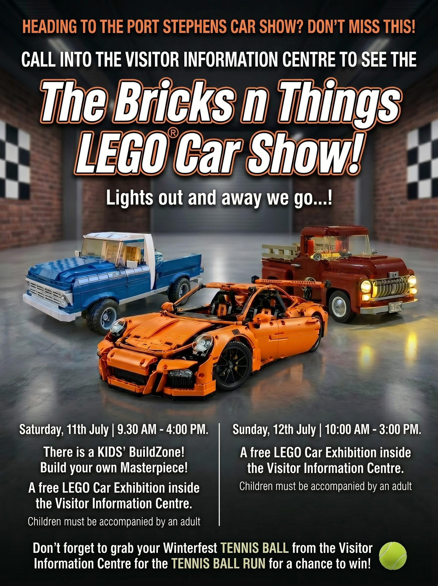 Bricks n Things LEGO Car Show Flyer